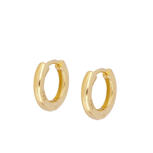 Argolas Gordinhas Ouro 10 mm
