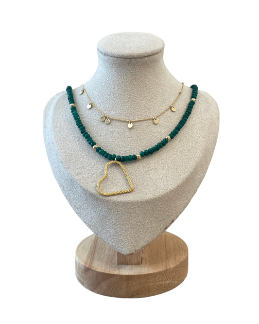 Colar Onix Verde