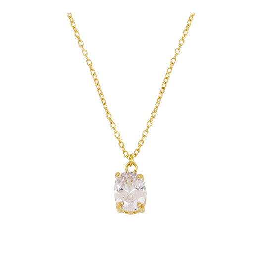 Colar Zirconia Branca