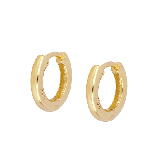 Argolas Gordinhas Ouro 12 mm
