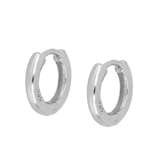 Argolas Gordinhas Prata 12 mm