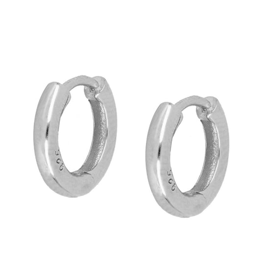 Argolas Gordinhas Prata 14 mm