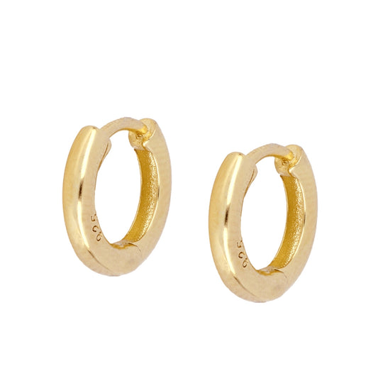 Argolas Gordinhas Ouro 14 mm